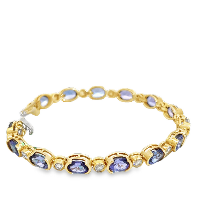 Tanzanite and Diamond Bracelet