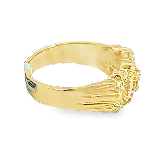 Men's Gold Nugget Ring