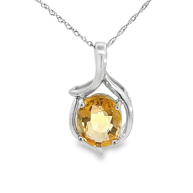 Unique Citrine Pendant